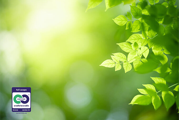 Weitere Produkte erhalten Cradle to Cradle Certified Bronze Weitere Produkte erhalten Cradle to Cradle Certified Bronze